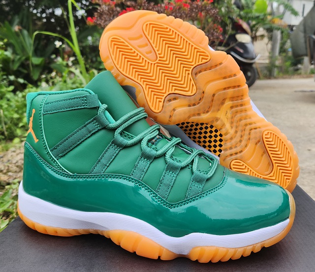 Air Jordan 11 Retro Green B [Cheap Jordans Shoes 11 98]